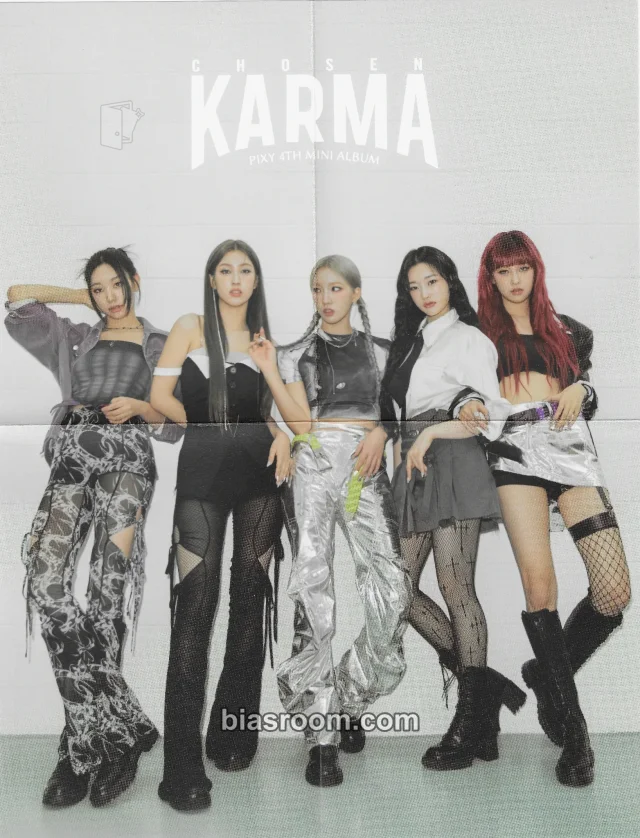PIXY - Chosen Karma Album digipack version poster album inclusion