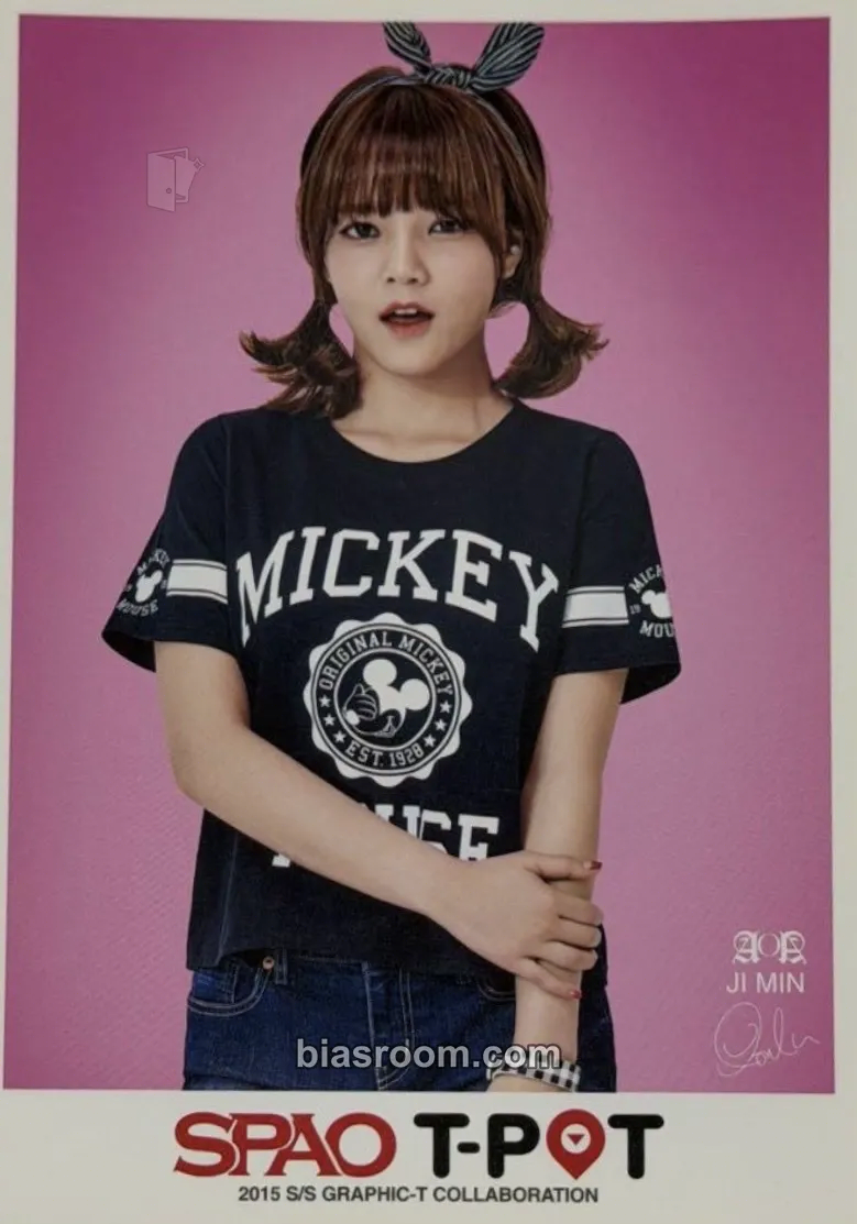 Jimin AOA x SPAO Collaboration Photocard - AOA - AOA K-pop photocard