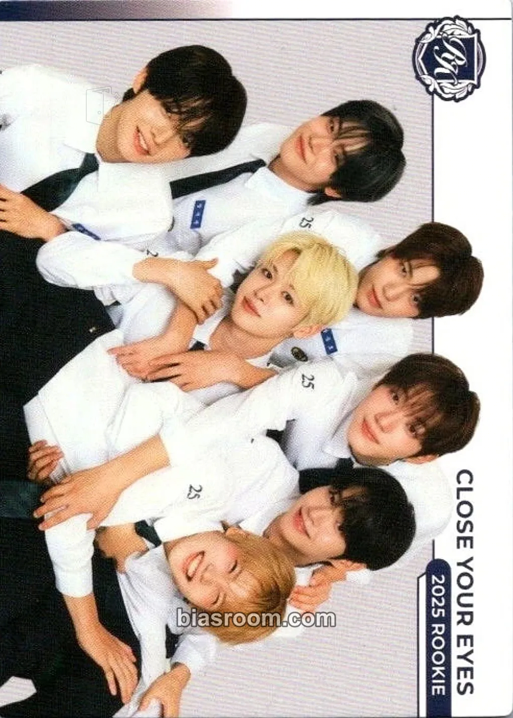 TELECA 2025 K-POP ROOKIE COLLECTION CARDS Photocard - CLOSE YOUR EYES - CLOSE YOUR EYES K-pop photocard