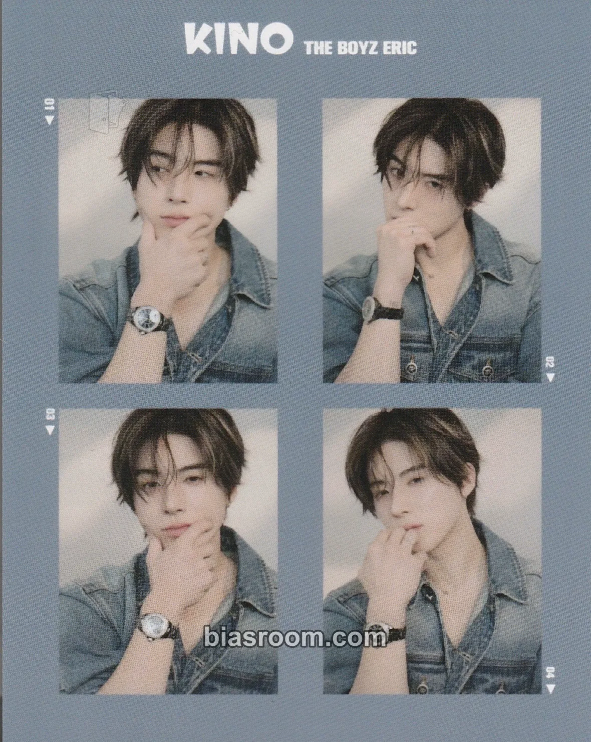 Eric ERIC x KINO Magazine Photocard - THE BOYZ - THE BOYZ K-pop photocard