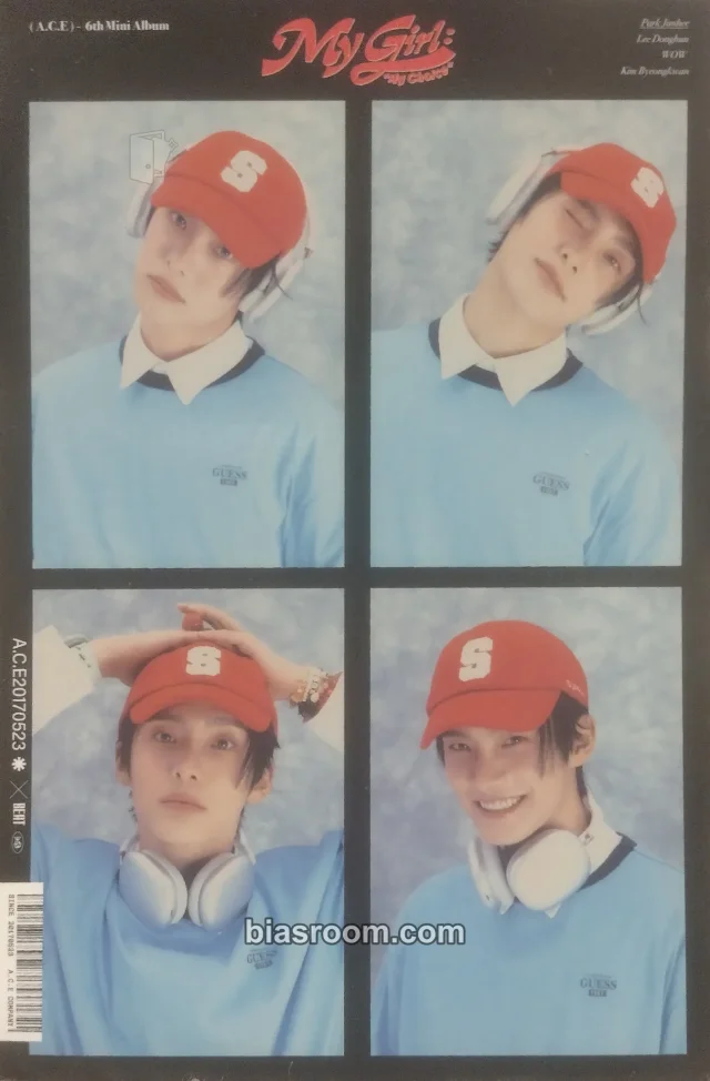 A.C.E - Park Junhee - My Girl : ‘My Choice’ Album 4 cut photo postcard album inclusion season 3