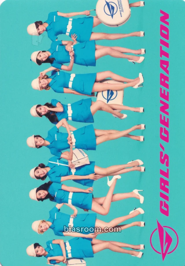 Girls' Generation - Girls & Peace Japan 2nd Tour Event trading card tour merch group non-standard size merch photocard
