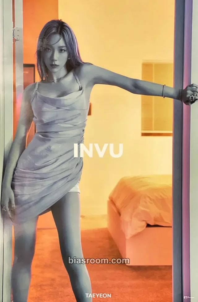 Taeyeon - Taeyeon - INVU Album poster blue version