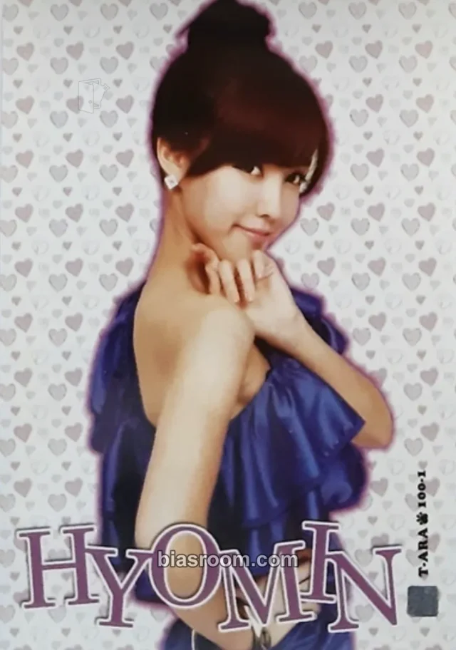 T-ARA - Hyomin - T-ARA Star Collection Card Other star collection card non-standard size