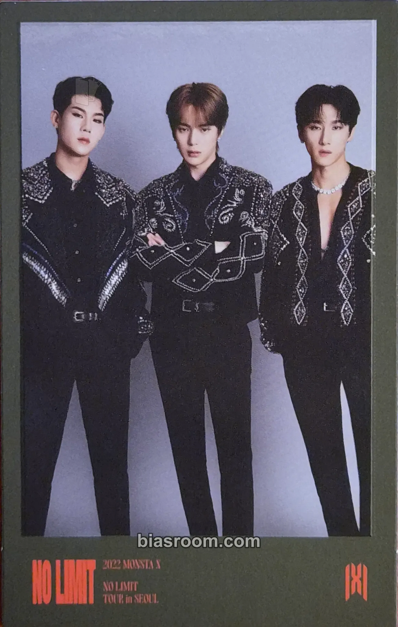 No Limit - Seoul DVD/Bluray Photocard - MONSTA X - MONSTA X K-pop photocard