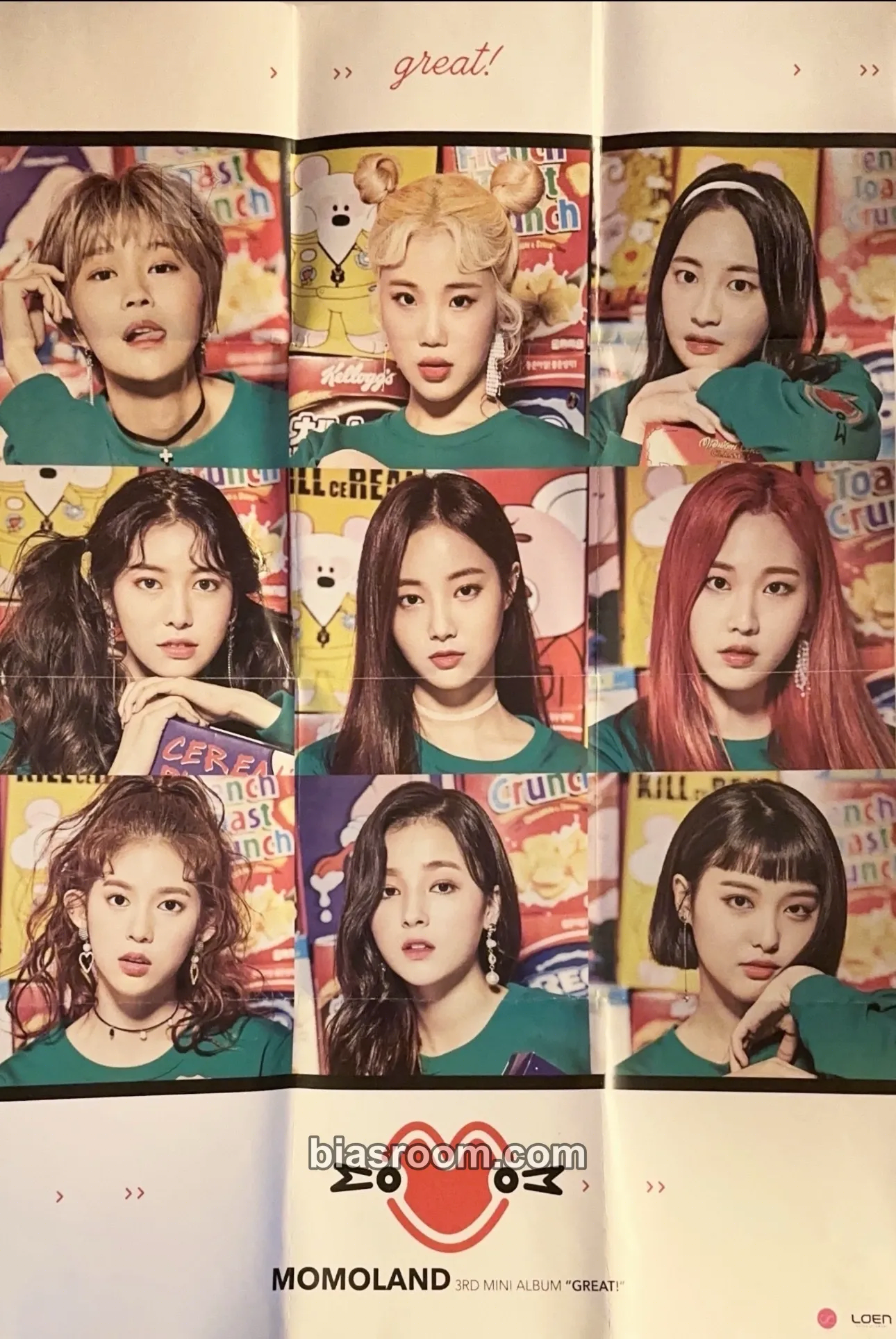 Great! Photocard - MOMOLAND - MOMOLAND K-pop photocard