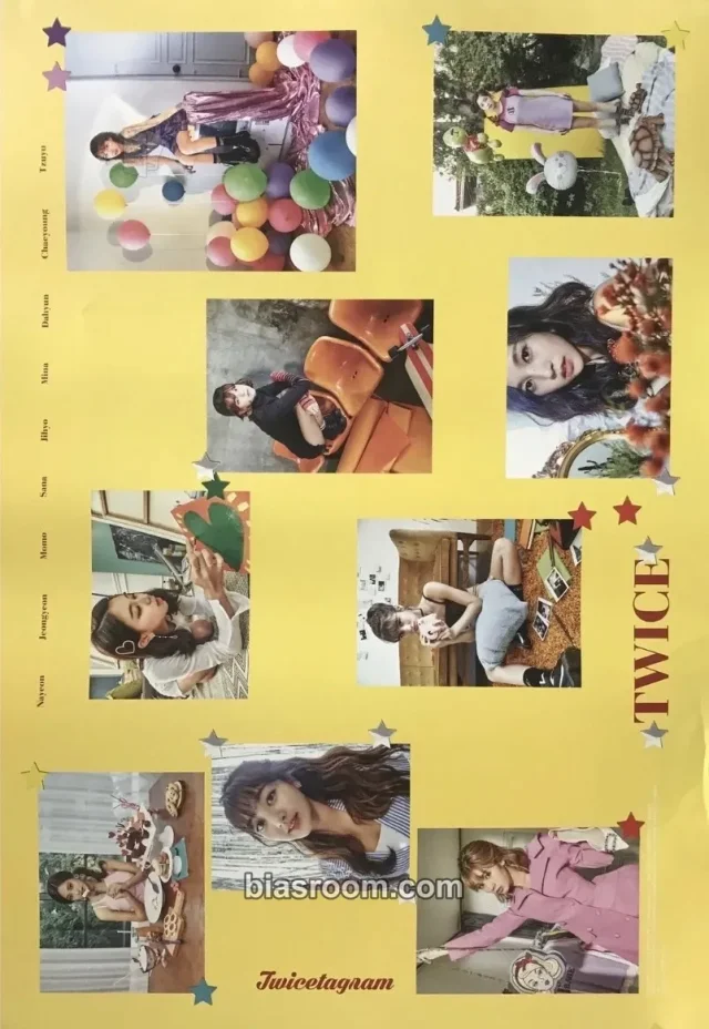 TWICE - Twicetagram Album poster yellow version