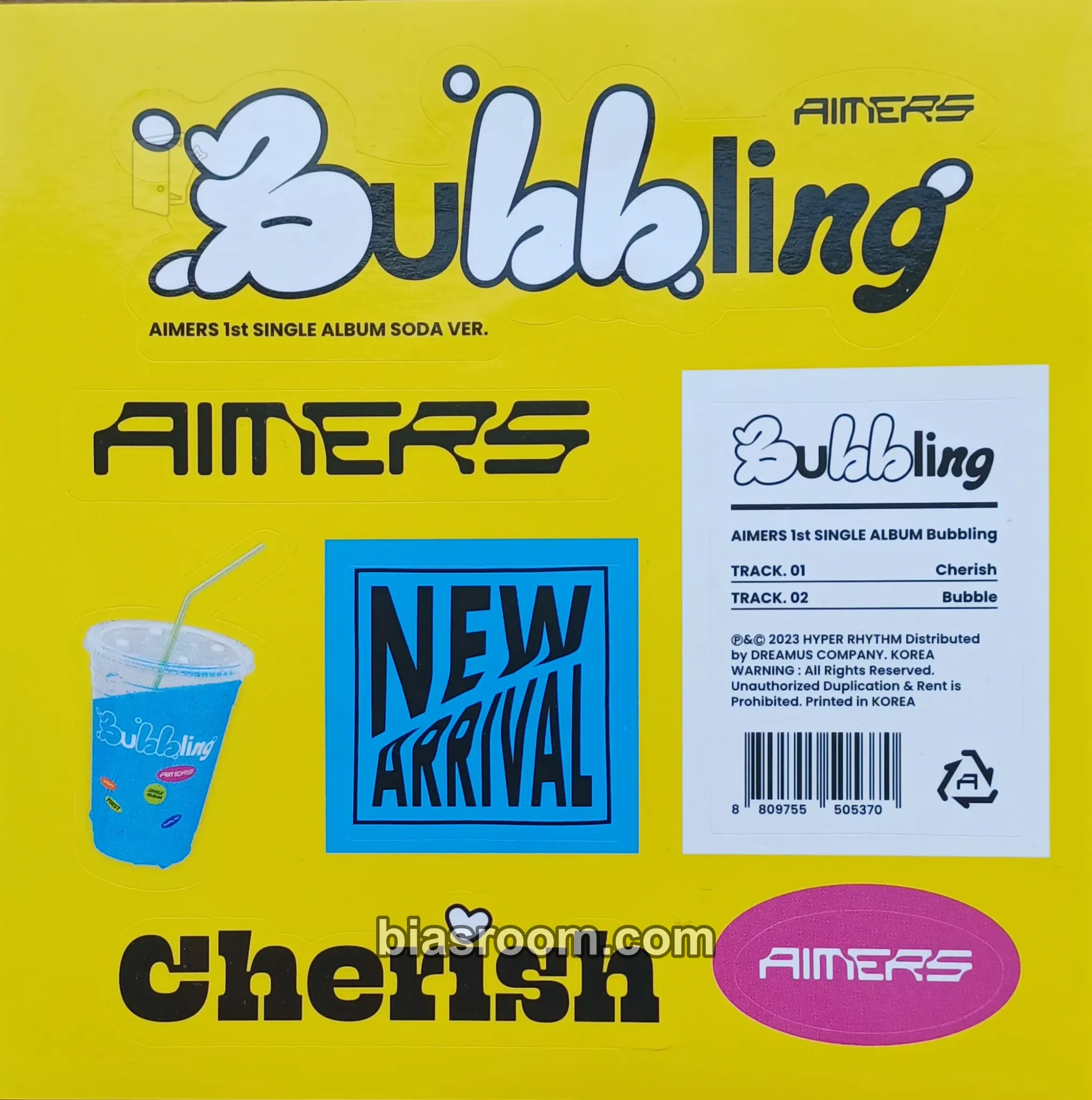 Bubbling Photocard - AIMERS - AIMERS K-pop photocard