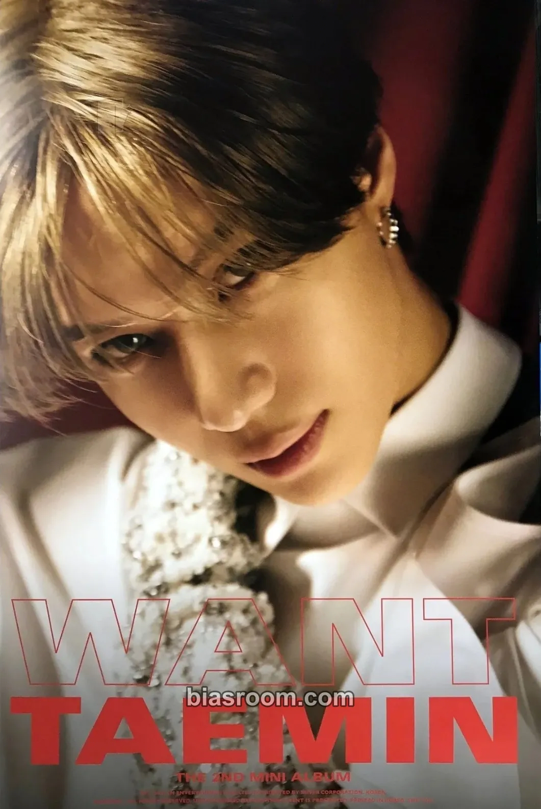 Taemin WANT - The 2nd Mini Album Photocard - Taemin K-pop photocard