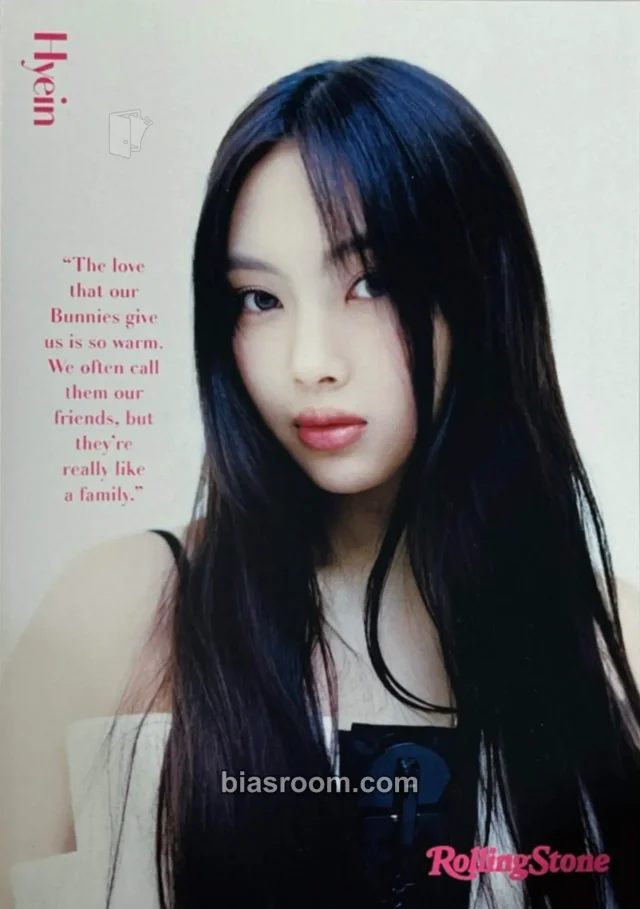 NewJeans - Hyein - NewJeans x Rolling Stone Magazine Other postcard postcard set magazine inclusion japanese version