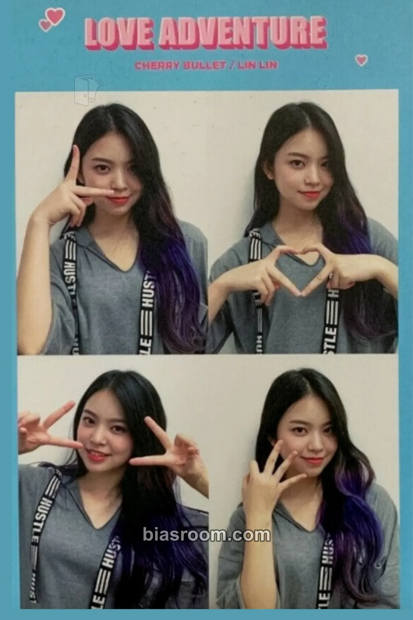 Linlin Love Adventure Photocard - Cherry Bullet - Cherry Bullet K-pop photocard