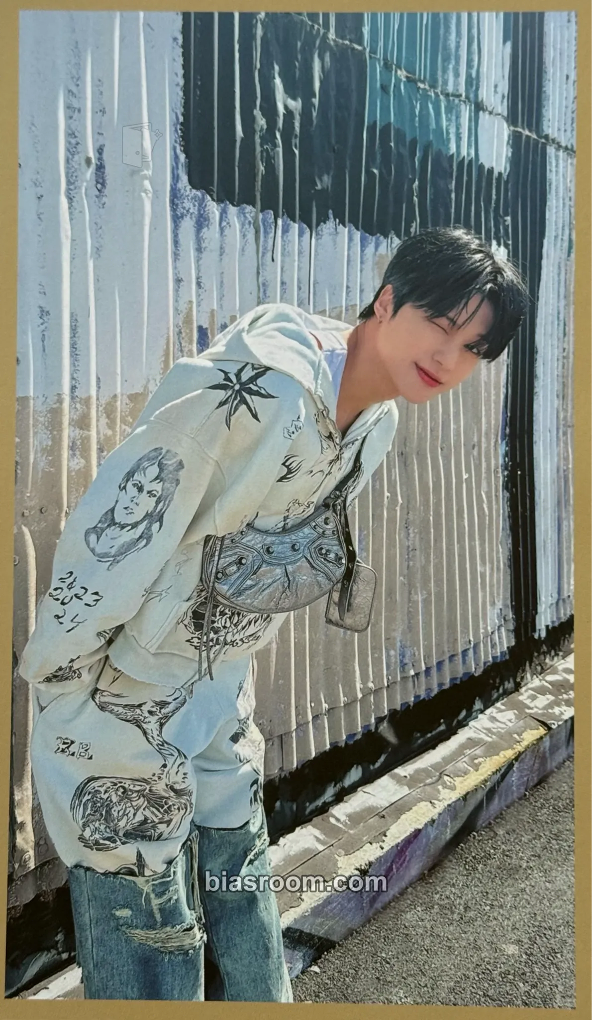 Wooyoung POP-UP: GOLDEN HOUR : Part 1 (Soundwave) Photocard - ATEEZ - ATEEZ K-pop photocard