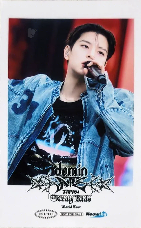 Seungmin World Tour <dominATE JAPAN> LIVE Blu-ray Photocard - Stray Kids - Stray Kids K-pop photocard