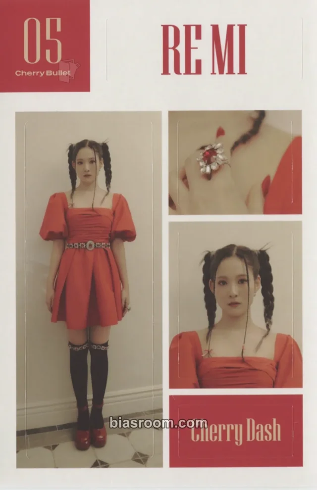 Cherry Bullet - Remi - Cherry Dash Album album inclusion sticker sheet fashion house version