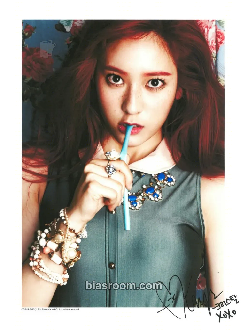 Krystal Pink Tape Photocard - f(x) - f(x) K-pop photocard