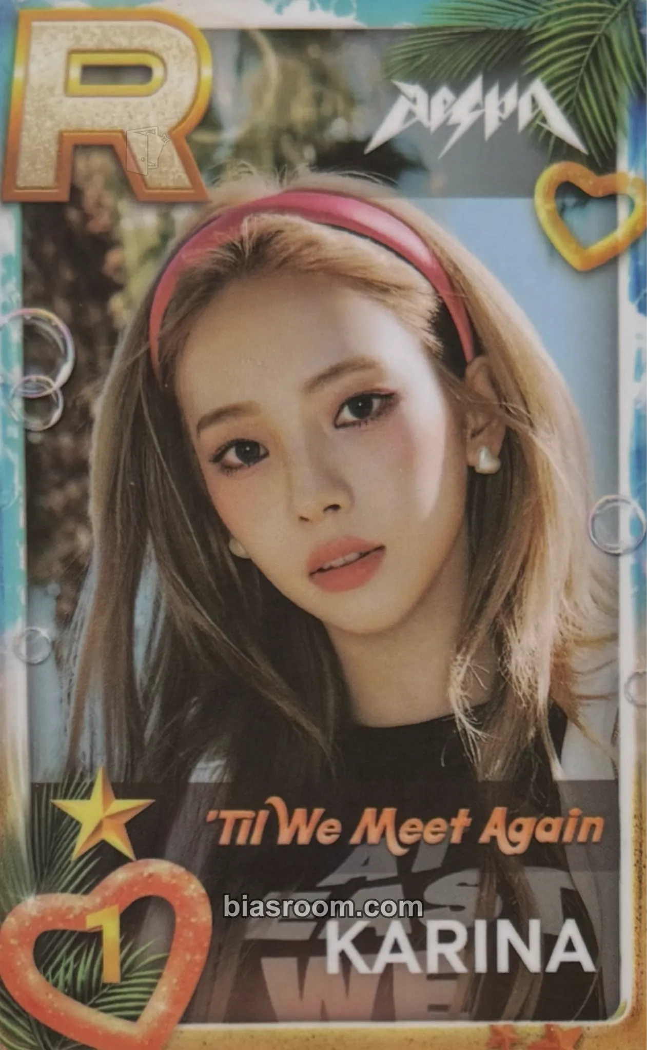 Karina SuperStar SMTown Pop-Ups Photocard - aespa - aespa K-pop photocard