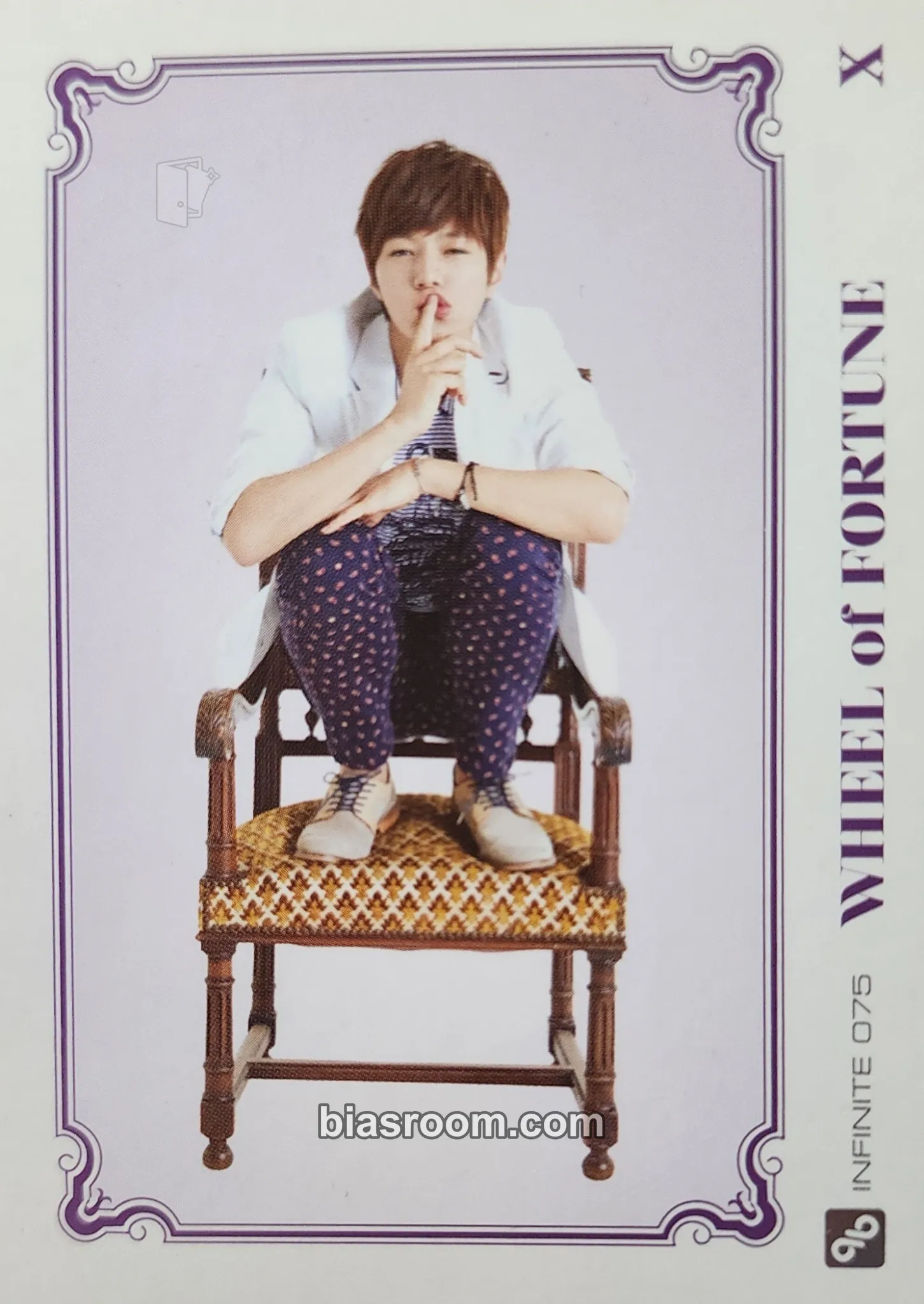 L / Myungsoo INFINITE <Lucky Guys> Official Collection Card Vol. 1 Photocard - INFINITE - INFINITE K-pop photocard
