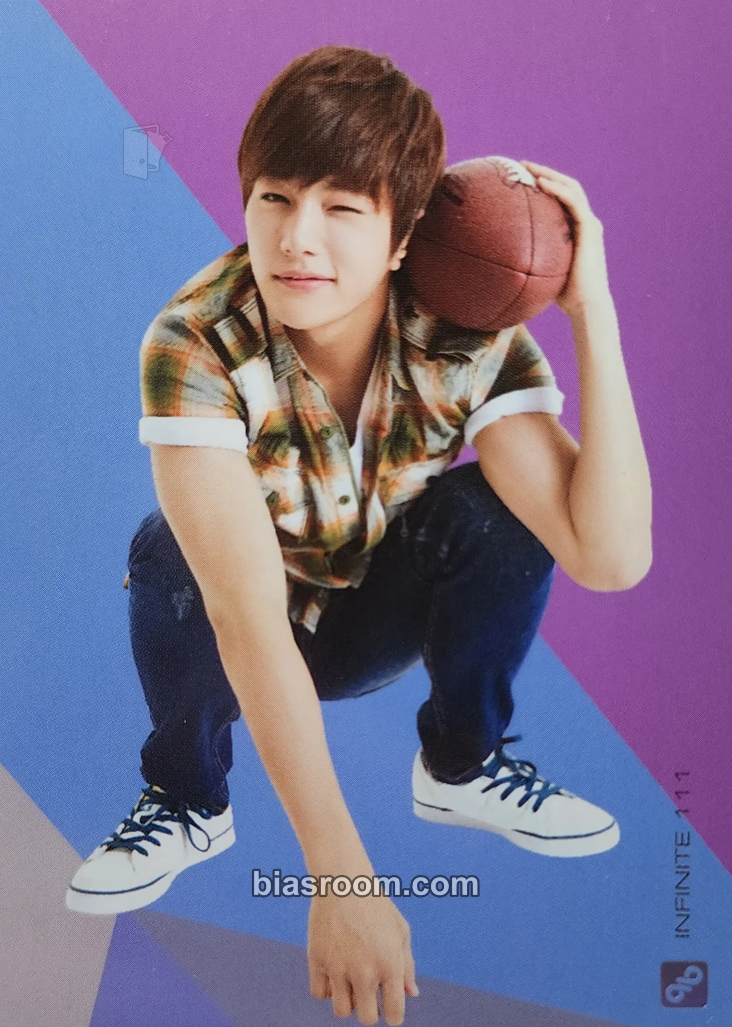 L / Myungsoo INFINITE <Lucky Guys> Official Collection Card Vol. 1 Photocard - INFINITE - INFINITE K-pop photocard