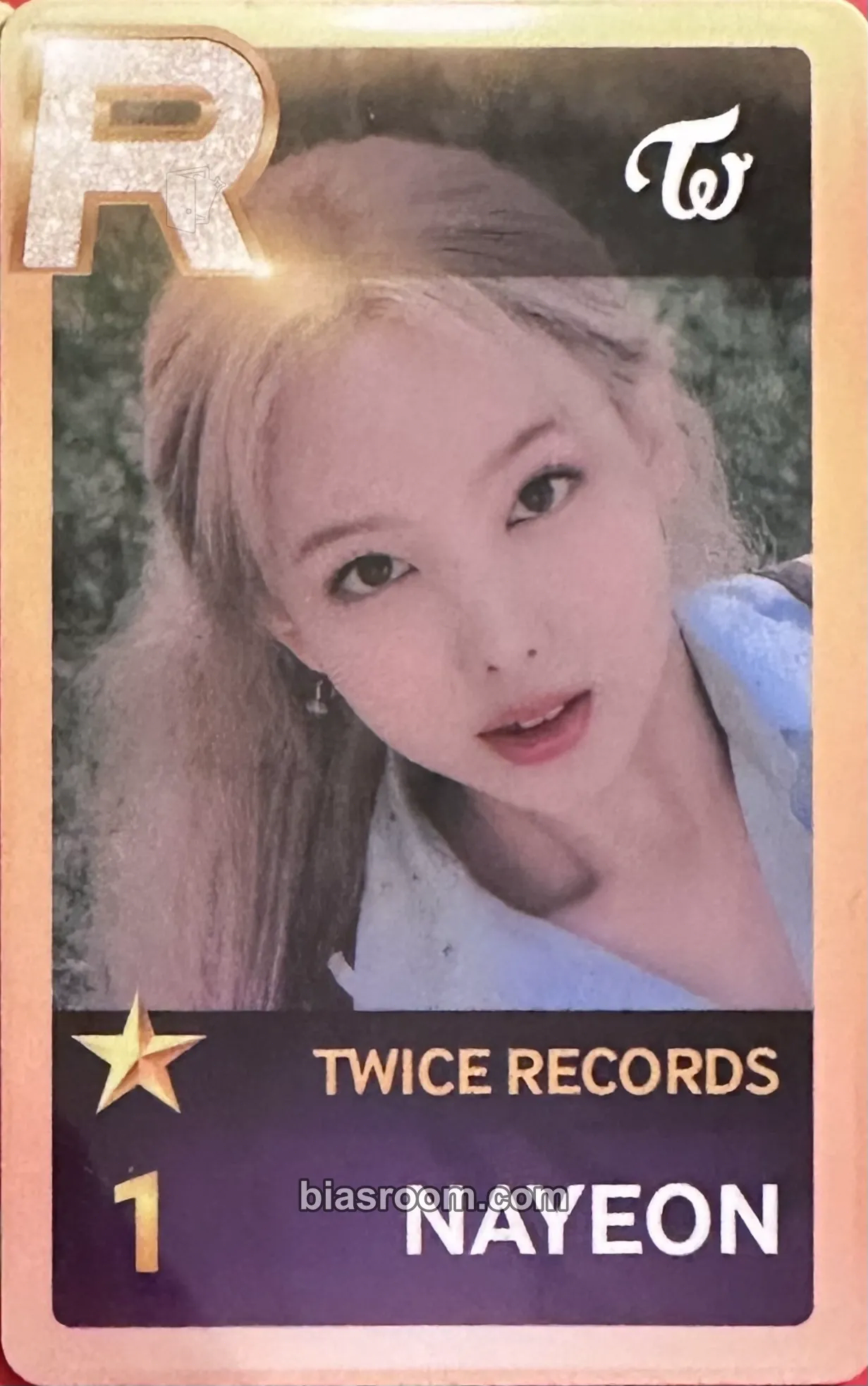 Nayeon TWICE x SuperStar JYPNATION Photocard - TWICE - TWICE K-pop photocard