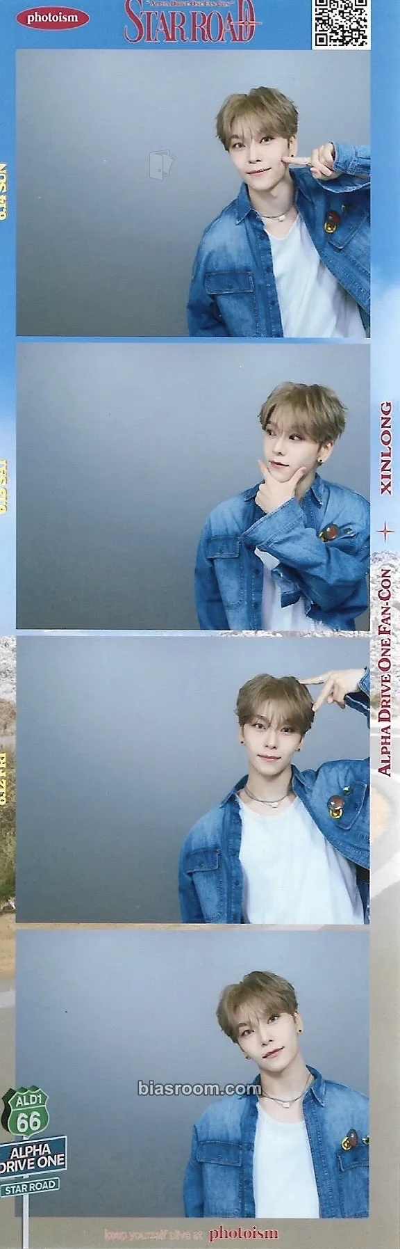 Xinlong STAR ROAD X PHOTOISM Photocard - ALPHA DRIVE ONE - ALPHA DRIVE ONE K-pop photocard