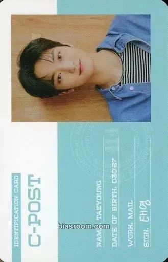 Taeyoung Luvity Fanclub 2nd Term Photocard - CRAVITY - CRAVITY K-pop photocard