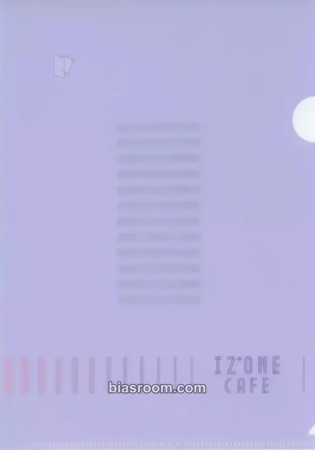 IZ*ONE - Twelve Album pop-up cafe clear file