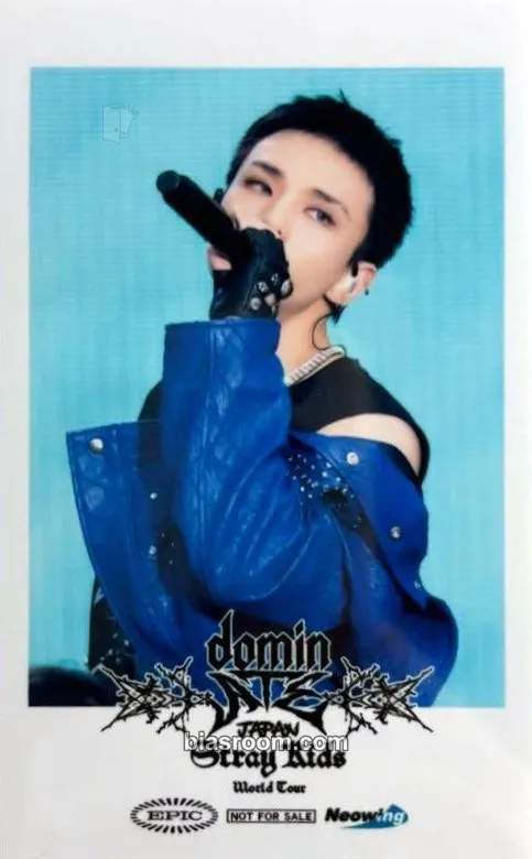 Hyunjin World Tour <dominATE JAPAN> LIVE Blu-ray Photocard - Stray Kids - Stray Kids K-pop photocard