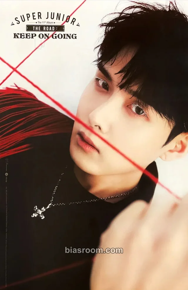 SUPER JUNIOR - Ryeowook - The Road: Keep On Going Album poster supplemental first press only