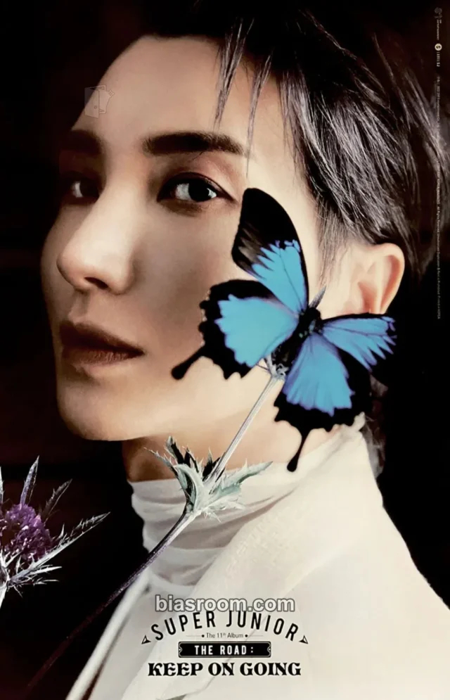 SUPER JUNIOR - Leeteuk - The Road: Keep On Going Album poster street version supplemental