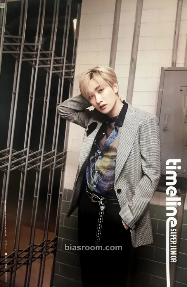 SUPER JUNIOR - Eunhyuk - Time_Slip Album poster special version supplemental first press only