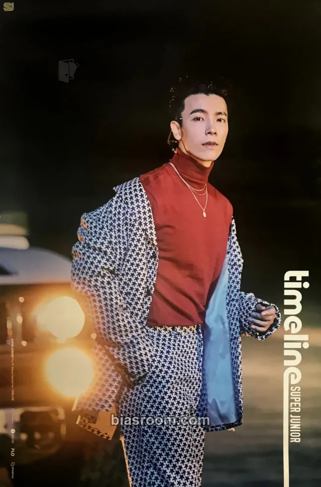 SUPER JUNIOR - Donghae - Time_Slip Album poster special version supplemental first press only