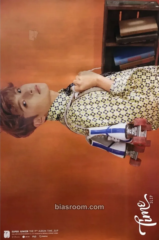 SUPER JUNIOR - Ryeowook - Time_Slip Album poster horizontal supplemental first press only