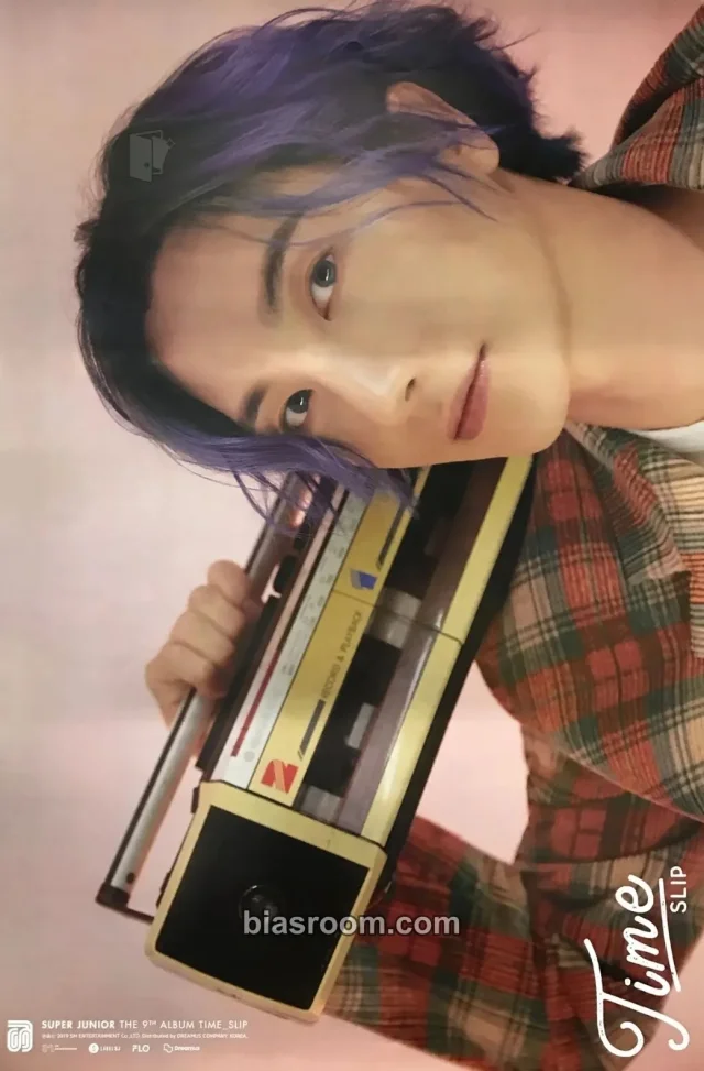 SUPER JUNIOR - Leeteuk - Time_Slip Album poster horizontal supplemental first press only