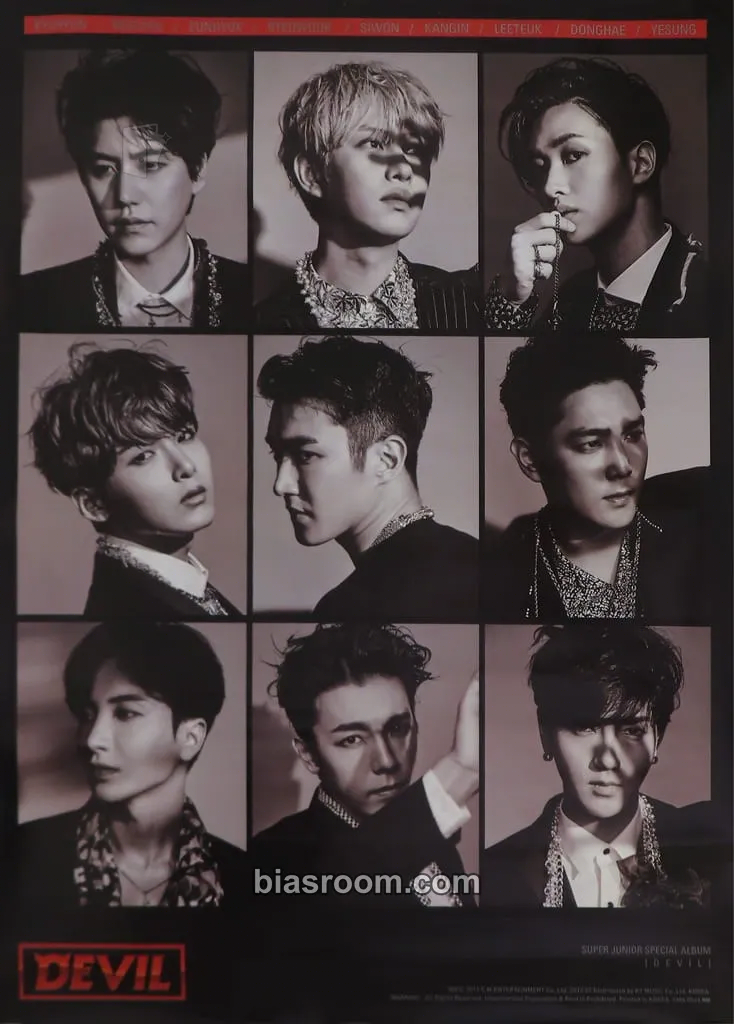 Devil Photocard - SUPER JUNIOR - SUPER JUNIOR K-pop photocard