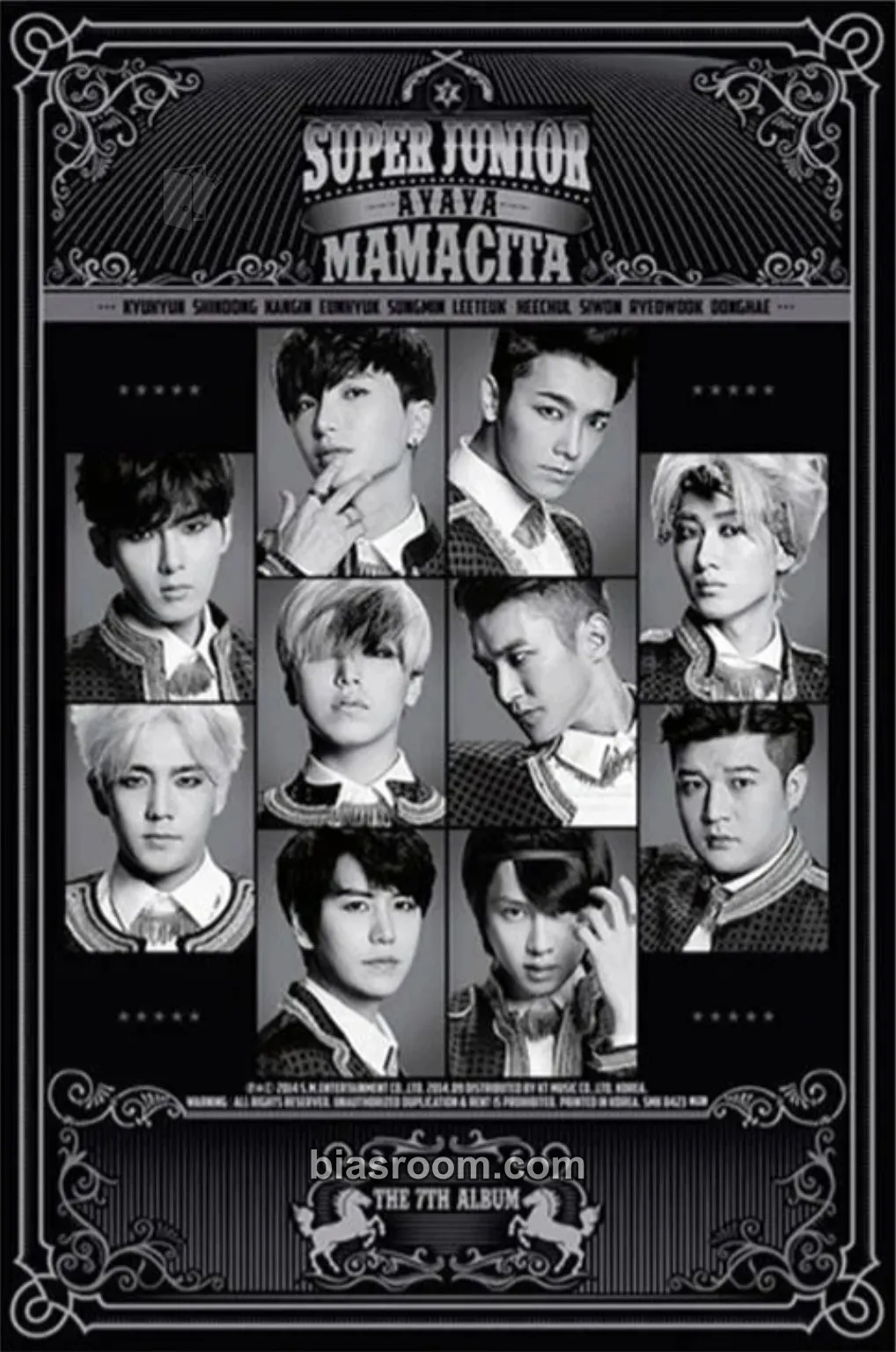 MAMACITA Photocard - SUPER JUNIOR - SUPER JUNIOR K-pop photocard