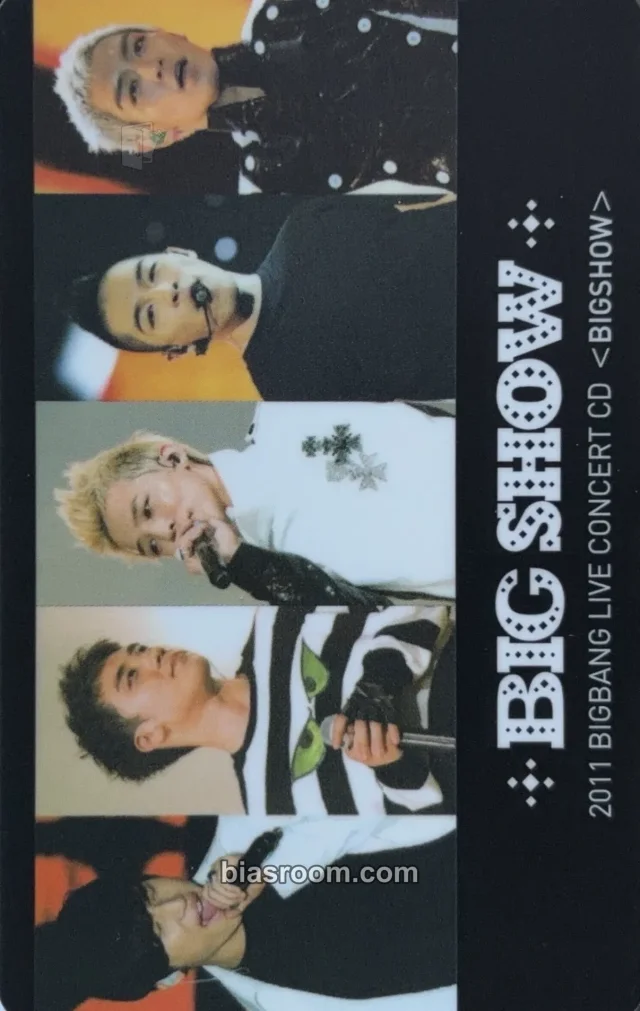 BIGBANG - Big Show 2011 Event album photocard cd version