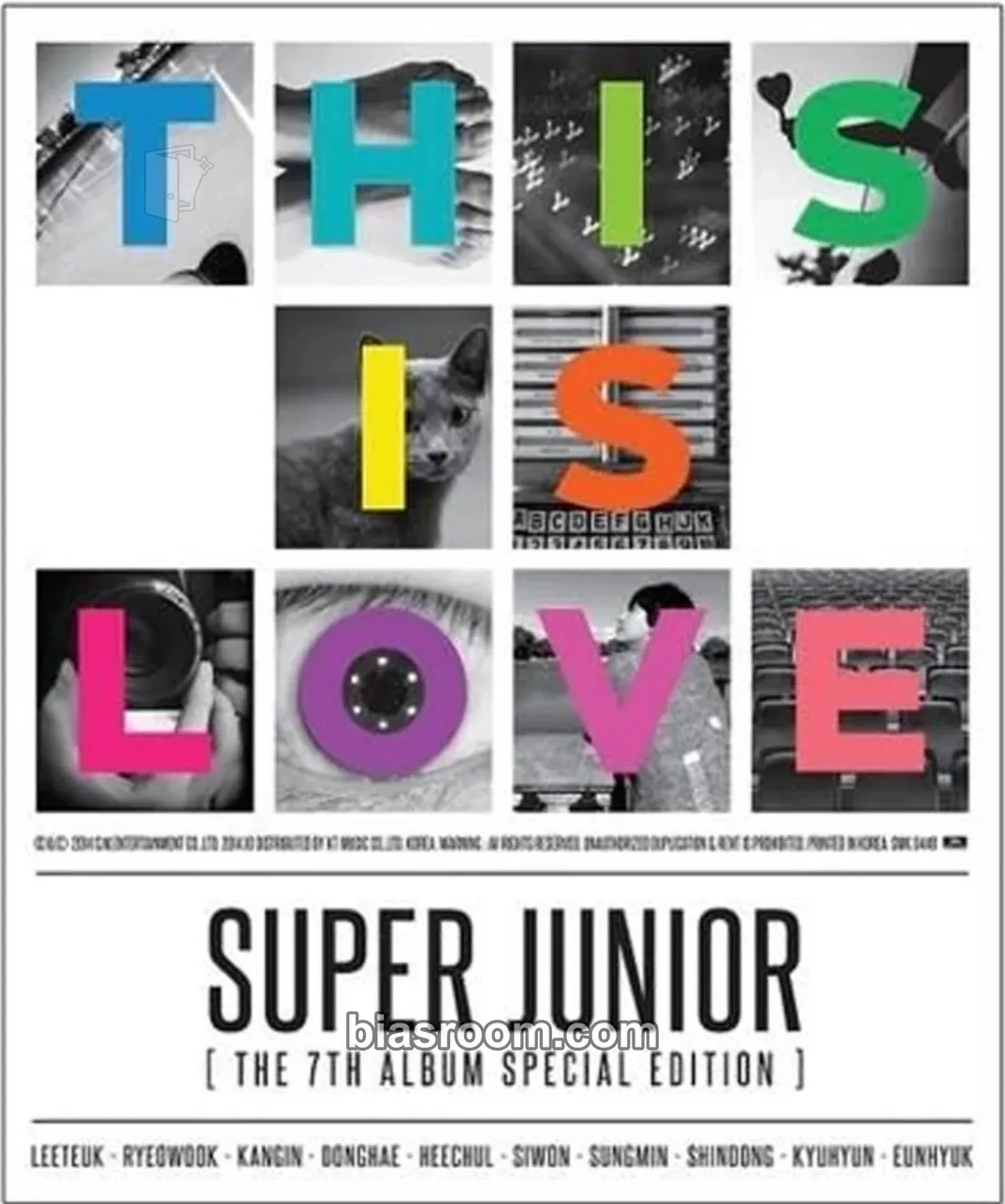 This is Love Photocard - SUPER JUNIOR - SUPER JUNIOR K-pop photocard