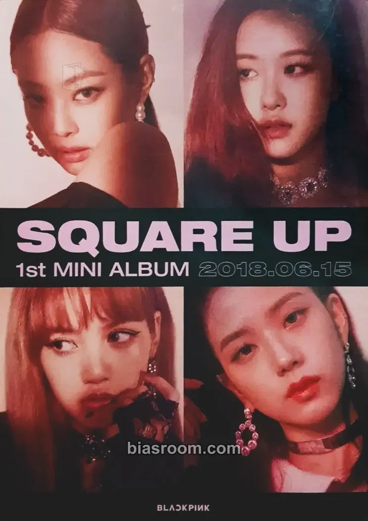SQUARE UP Photocard - BLACKPINK - BLACKPINK K-pop photocard