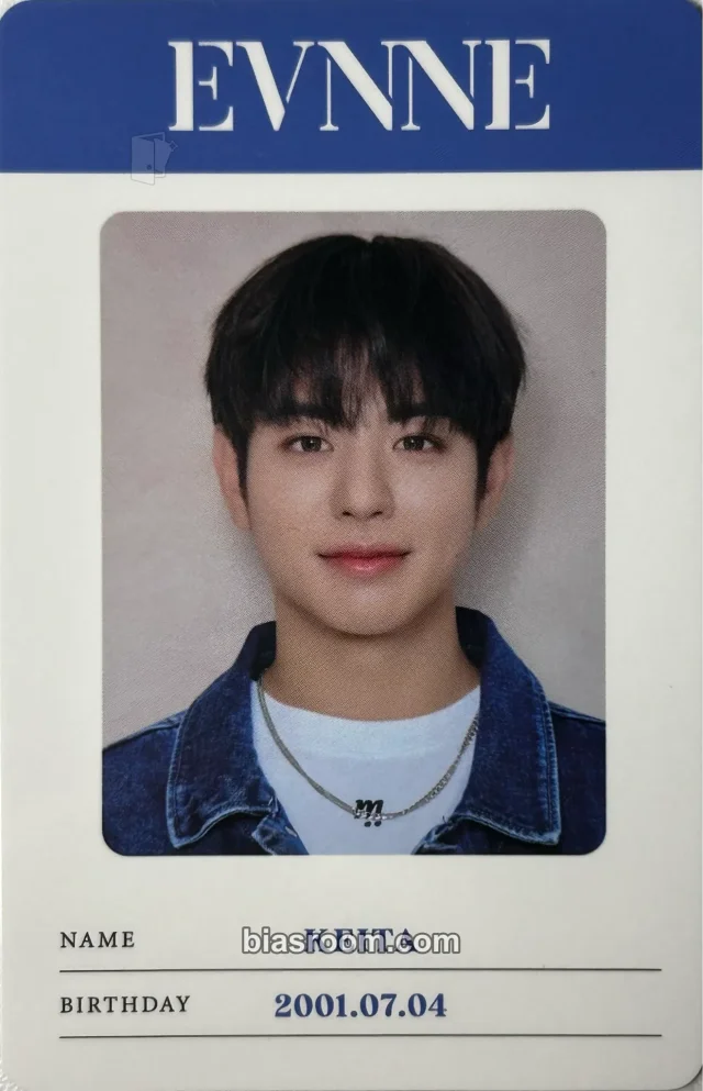 EVNNE - Keita - EVNNE 1st Fanmeeting in Japan: Good EVNNEing Event japan fan meeting id card trading card
