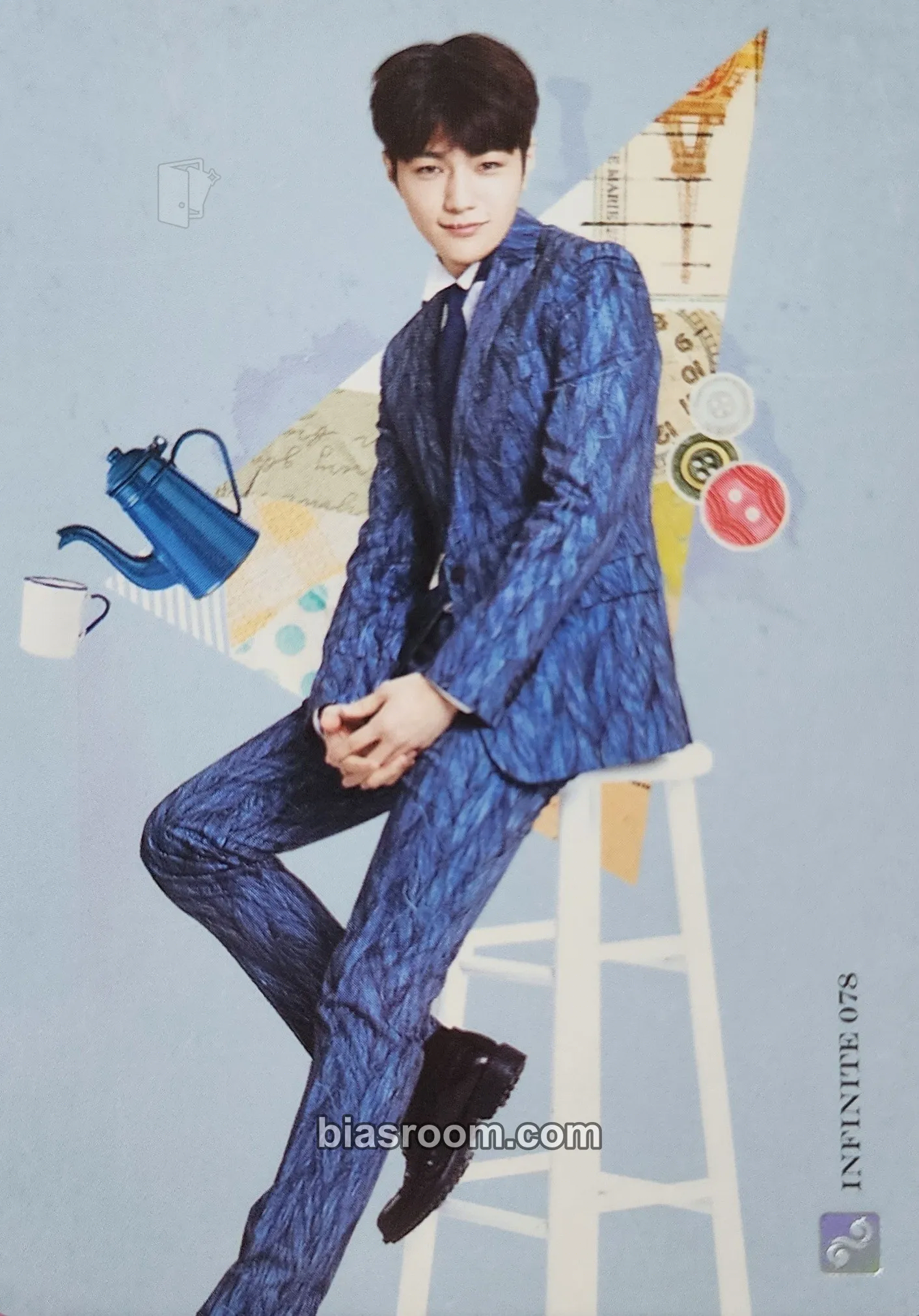 L / Myungsoo INFINITE <Space: The Arts> Official Collection Card Vol. 2 Photocard - INFINITE - INFINITE K-pop photocard