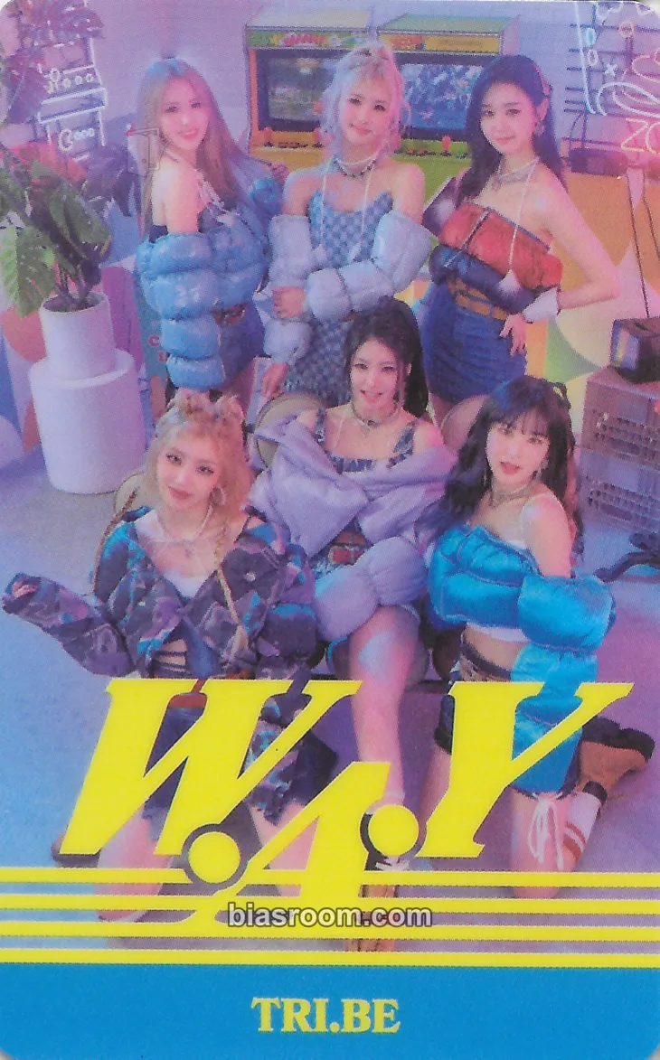 W.A.Y Photocard - TRI.BE - TRI.BE K-pop photocard