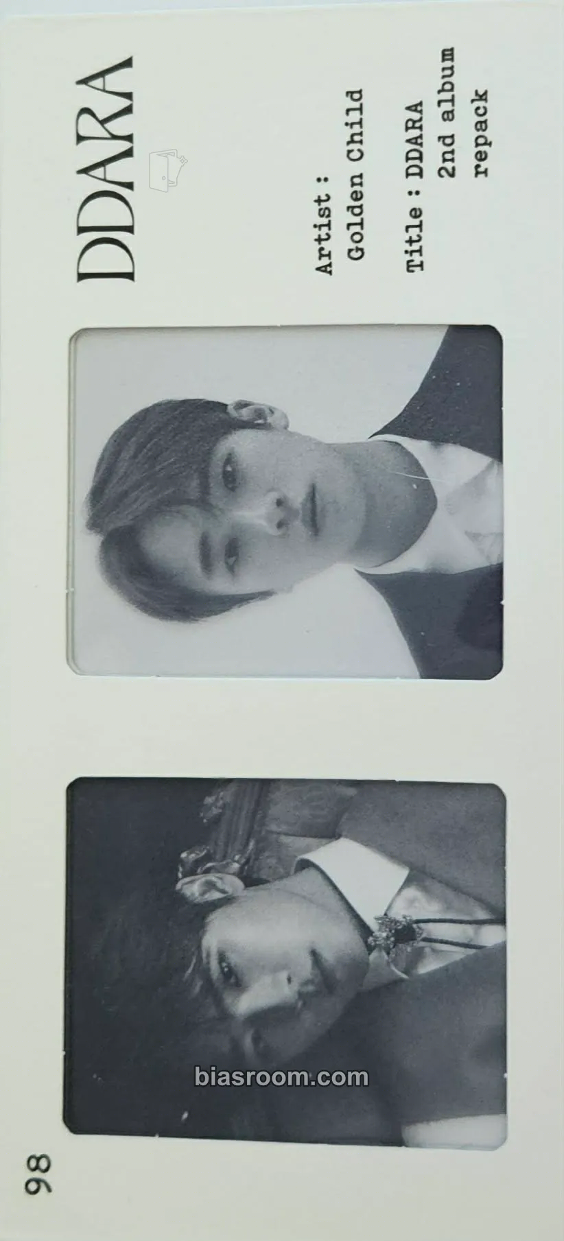 Seung Min DDARA Photocard - Golden Child - Golden Child K-pop photocard
