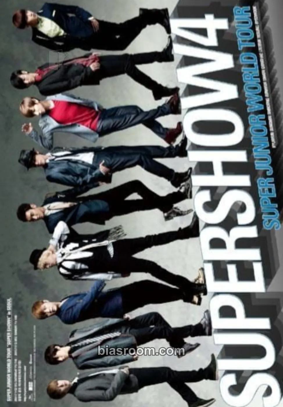 SUPER SHOW 4 Photocard - SUPER JUNIOR - SUPER JUNIOR K-pop photocard