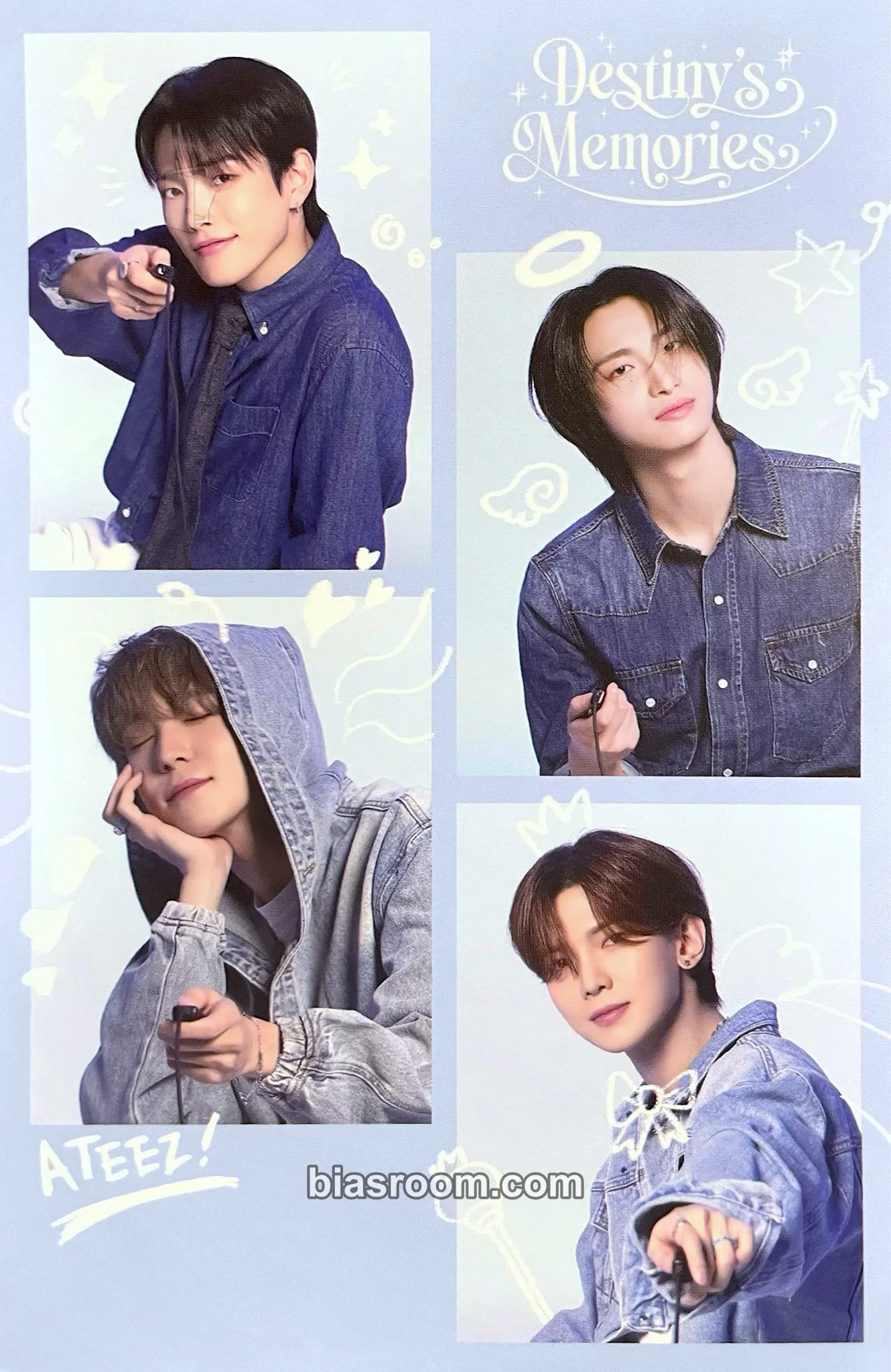 Destiny's Memories Exhibition Photocard - ATEEZ - ATEEZ K-pop photocard