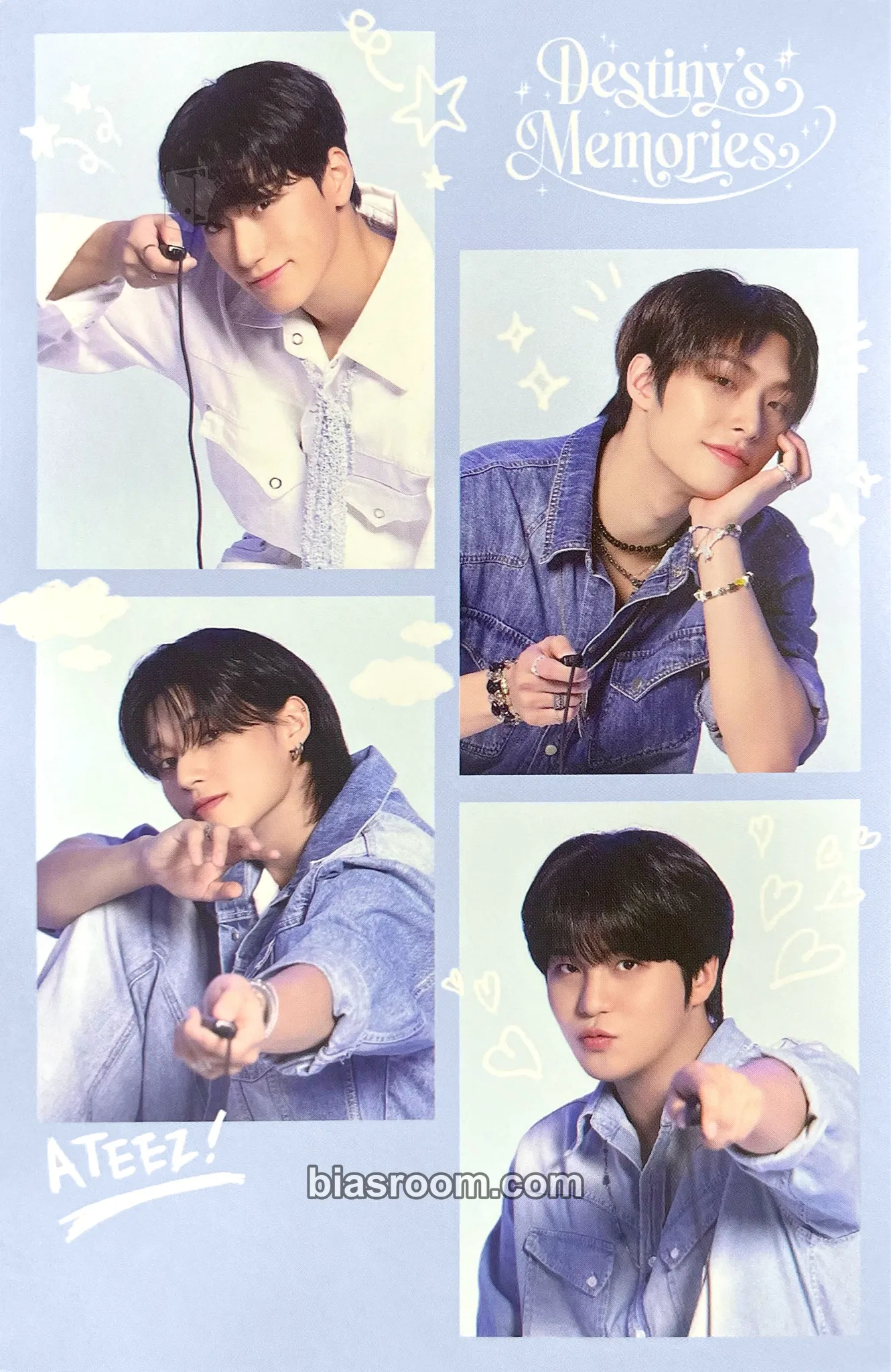 Destiny's Memories Exhibition Photocard - ATEEZ - ATEEZ K-pop photocard