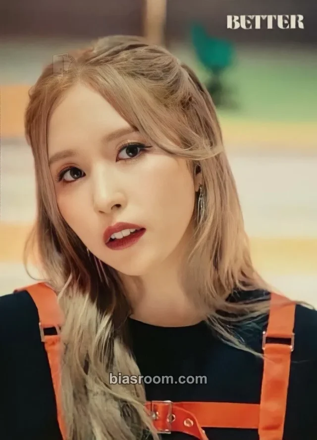 Mina TWICE BETTER K-pop photocard