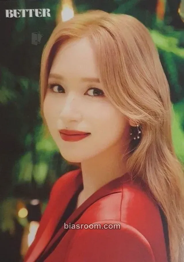 Mina TWICE BETTER K-pop photocard