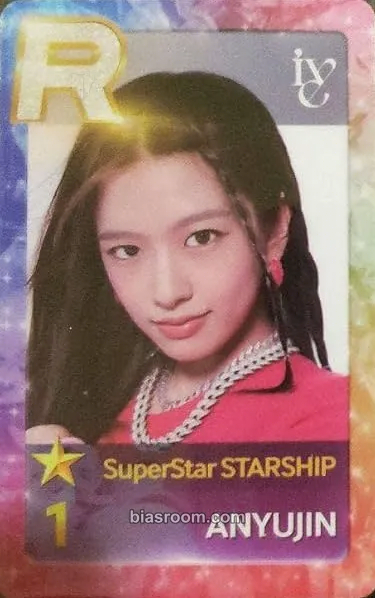 Yujin SUPERSTAR STARSHIP Photocard - IVE - IVE K-pop photocard