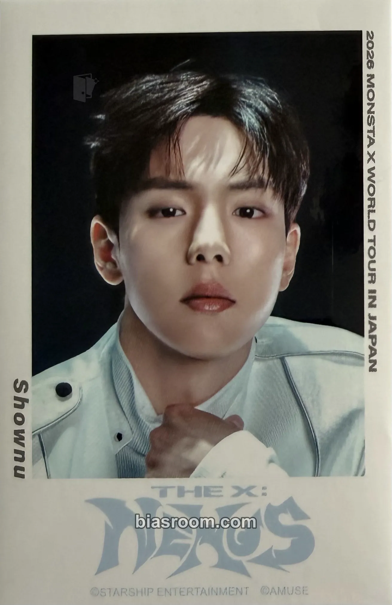 Shownu 2026 World Tour - Nexus Photocard - MONSTA X - MONSTA X K-pop photocard