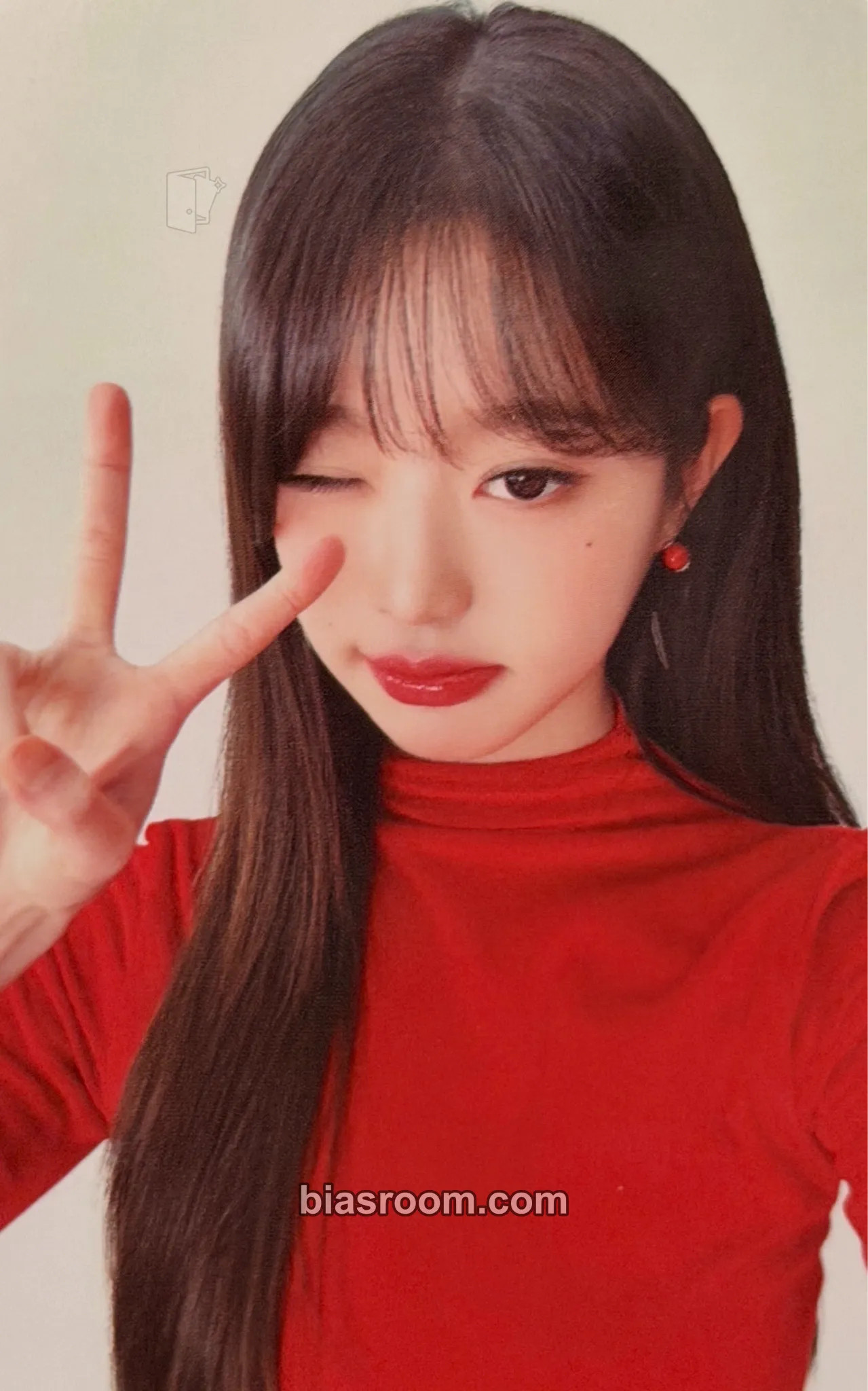 Wonyoung IVE X Papa Johns Pizza Photocard - IVE - IVE K-pop photocard